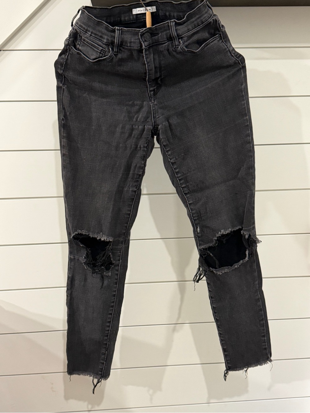 PacSun Denim Skinny Black Jeans Size 28 Black 5-Pocket